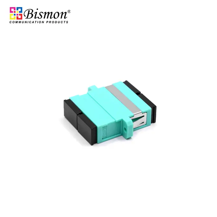 SC Adapter Duplex Multi-mode OM3 Speed 10GB, Aqua color